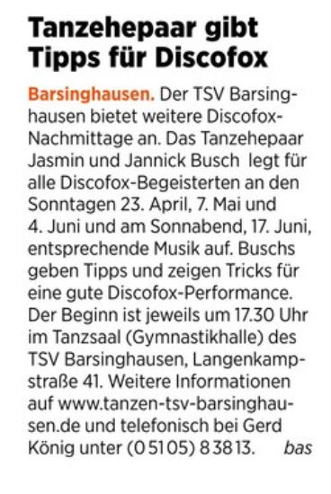 HAZ-Artikel vom 14.04.2023