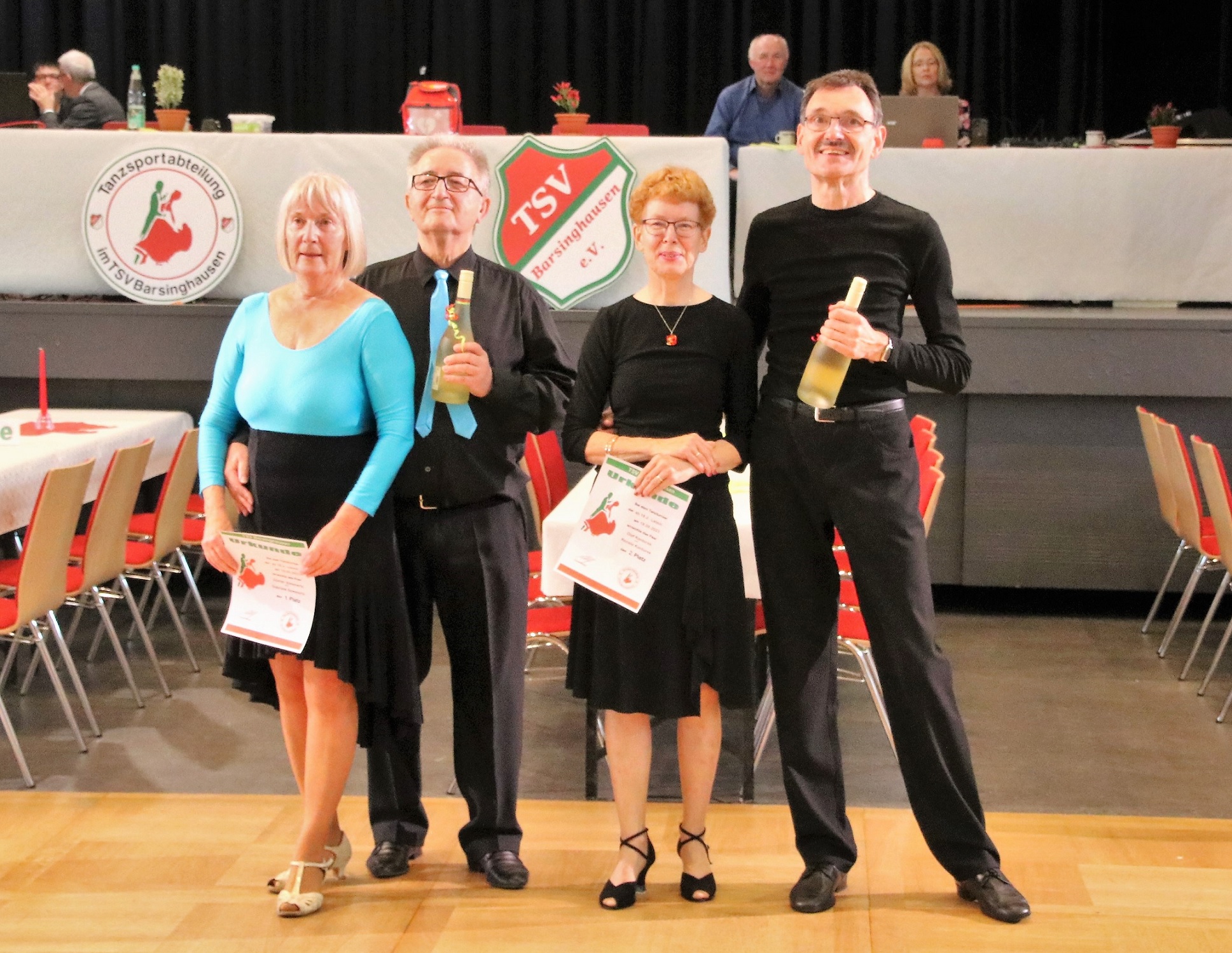 v.l,; Gabriele und Günter Sommerla, Renate und Olaf Kantorek (Foto: Lutz Ahlborn)
