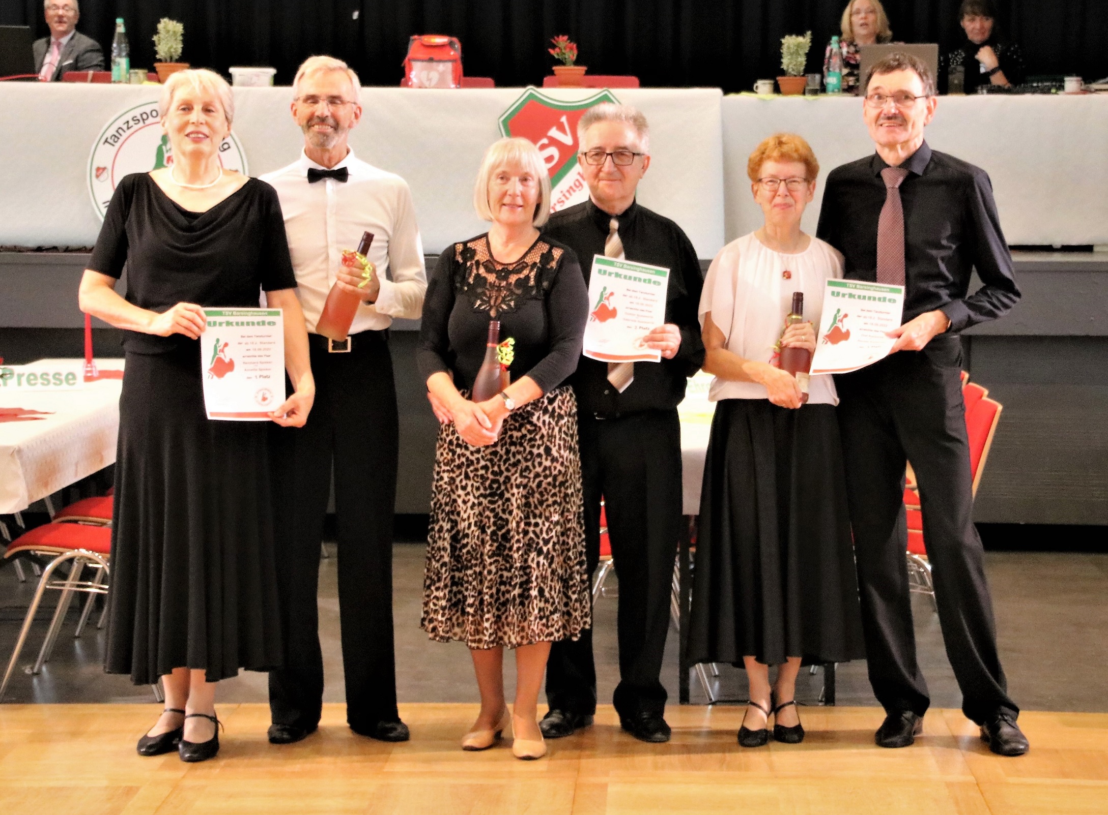 v.l.: Annette und Reinhard Spieker, Gabriele und Günter Sommerla, Renate und Olaf Kantorek (Foto: Lutz Ahlborn)